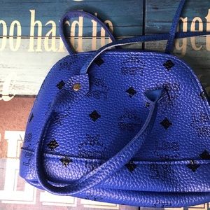Blue lbs purse